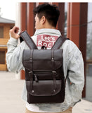Ultra light New design vintage college student backpack