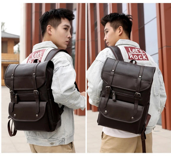 Ultra light New design vintage college student backpack