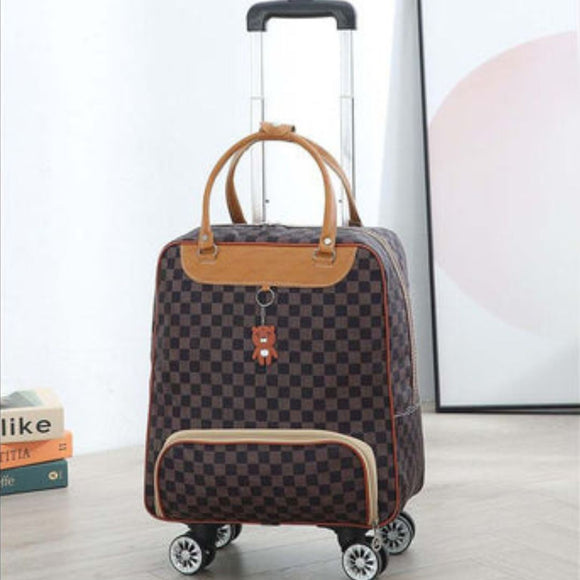 Luggage Travel Business Trolley Flight Duffle Bag Navy