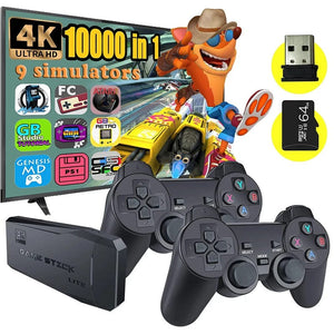 Retro Game Stick,Uberwith Plug & Play Video TV Game Stick Within 10000+ Games Built-in, 9 Classic Emulators