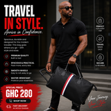 Duffle foldable luggage traveling bag roller weekend travel bag with wheel--- Red