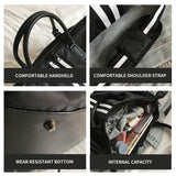 Shoe Storage Compartment Duffel Bags Weekend Tote Crossbody Bags