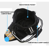 Shoe Storage Compartment Duffel Bags Weekend Tote Crossbody Bags