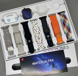 i20 Ultra MAX Suit SmartWatch, Airpods Pro, Screen Guard,7Decorated Straps