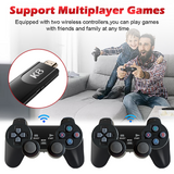 Game Stick 4K High Definition HDMI 40000+ Games, 2.4G Wireless Controllers for TV