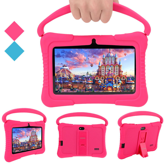 Kids Tablet 7 inch Android 10 OS Quad Core 1.8GHz WIFI Tablet Pc with Dual Cameras