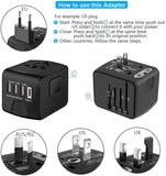 USB International Travel Adapter With Type C to USB 3.0 Adapter/Universal Travel Adapter